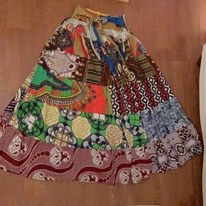Beautiful skirt with with different colors